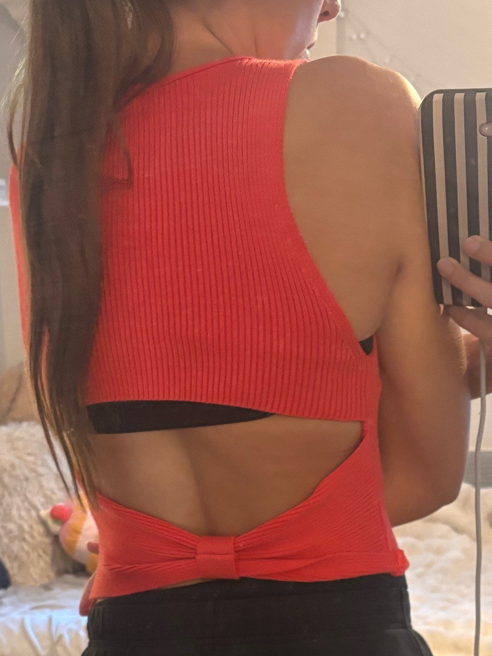 Hot Pink Altar’d State Ribbed Tank - Picture 7 of 7